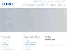 Tablet Screenshot of leoni-wiring-systems.com